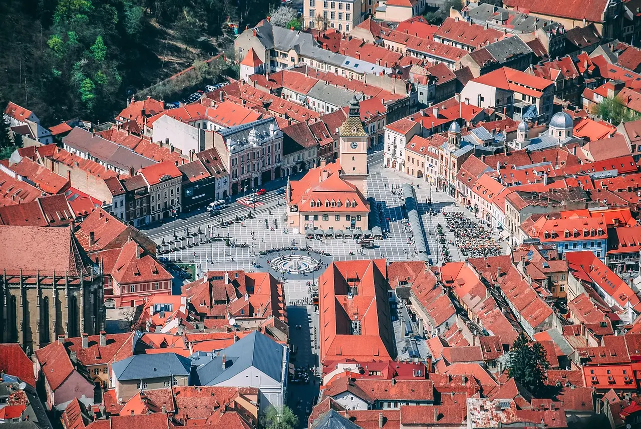 Digitalna mapa grada sa markerom — improve local SEO vizuelni prikaz