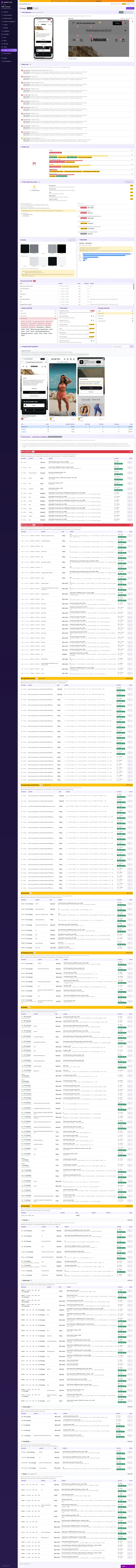 Screenshot: Design — your site and competitors on phone and desktop, with the score and the remarks